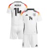 Conjunto (Camiseta+Pantalón Corto) Alemania Musiala 14 Primera Equipación Euro 2024 - Niño